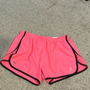Under Armour Pink Breast Cancer Running Shorts
